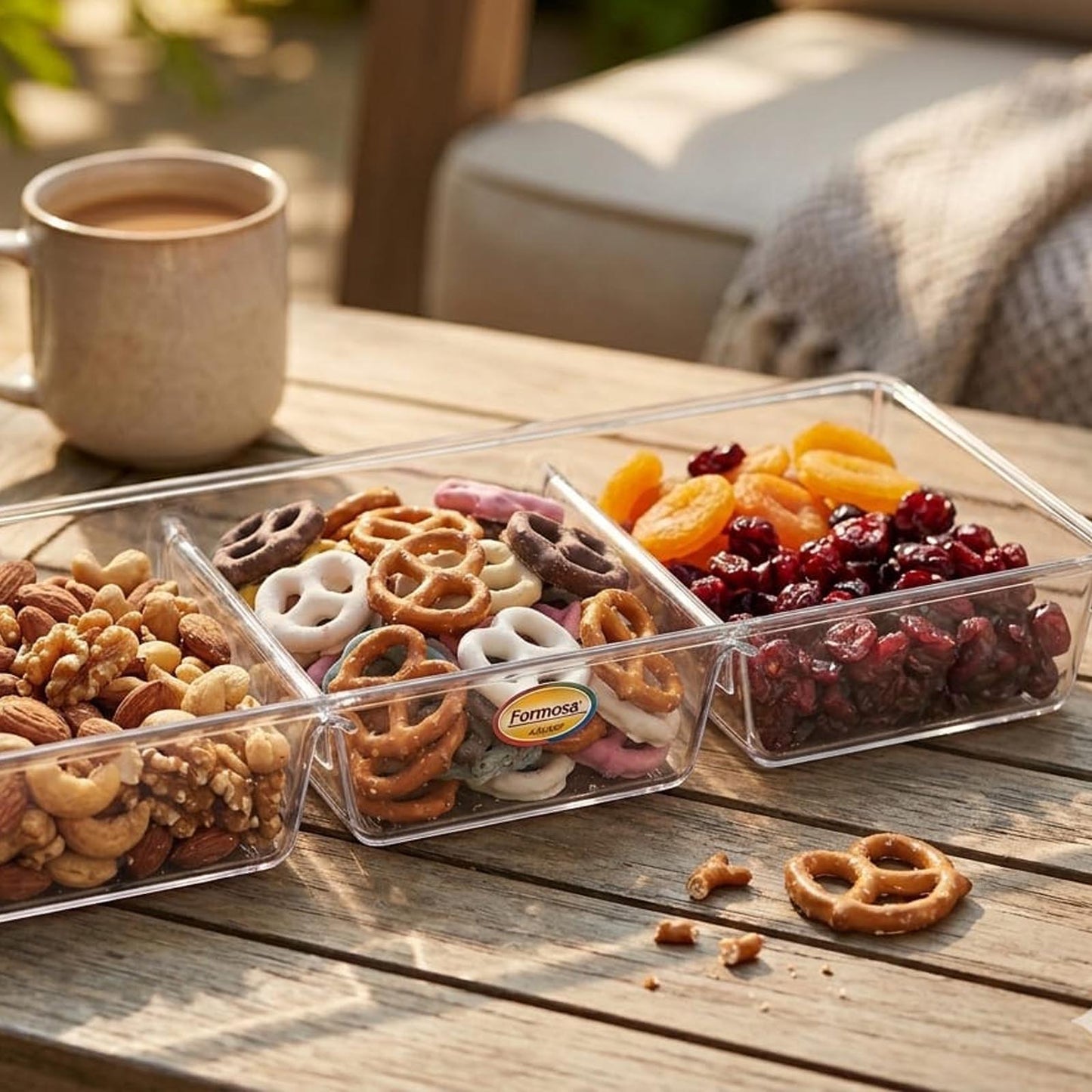 3 Division Snack Tray