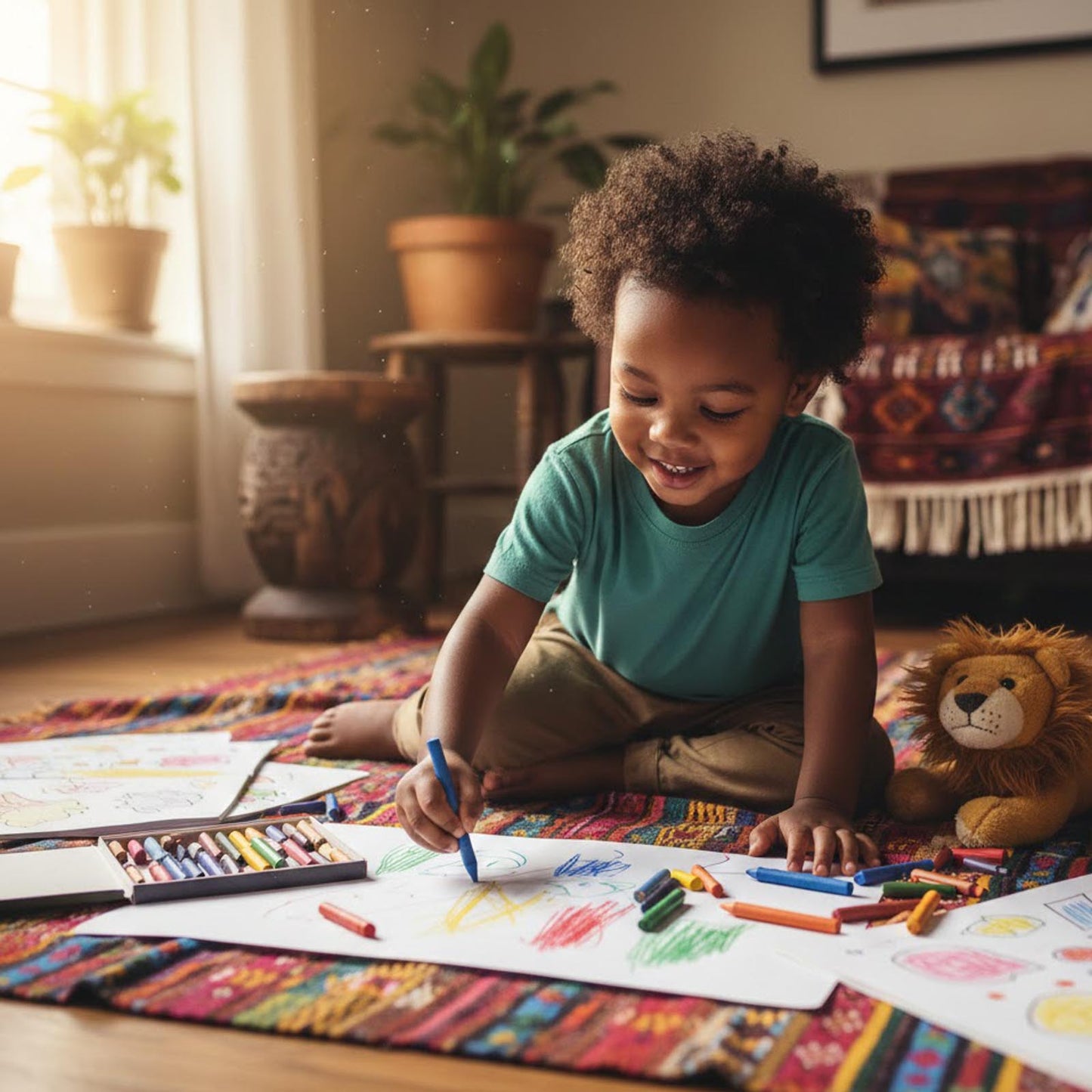 Marlin 8mm Wax Crayons 12`s