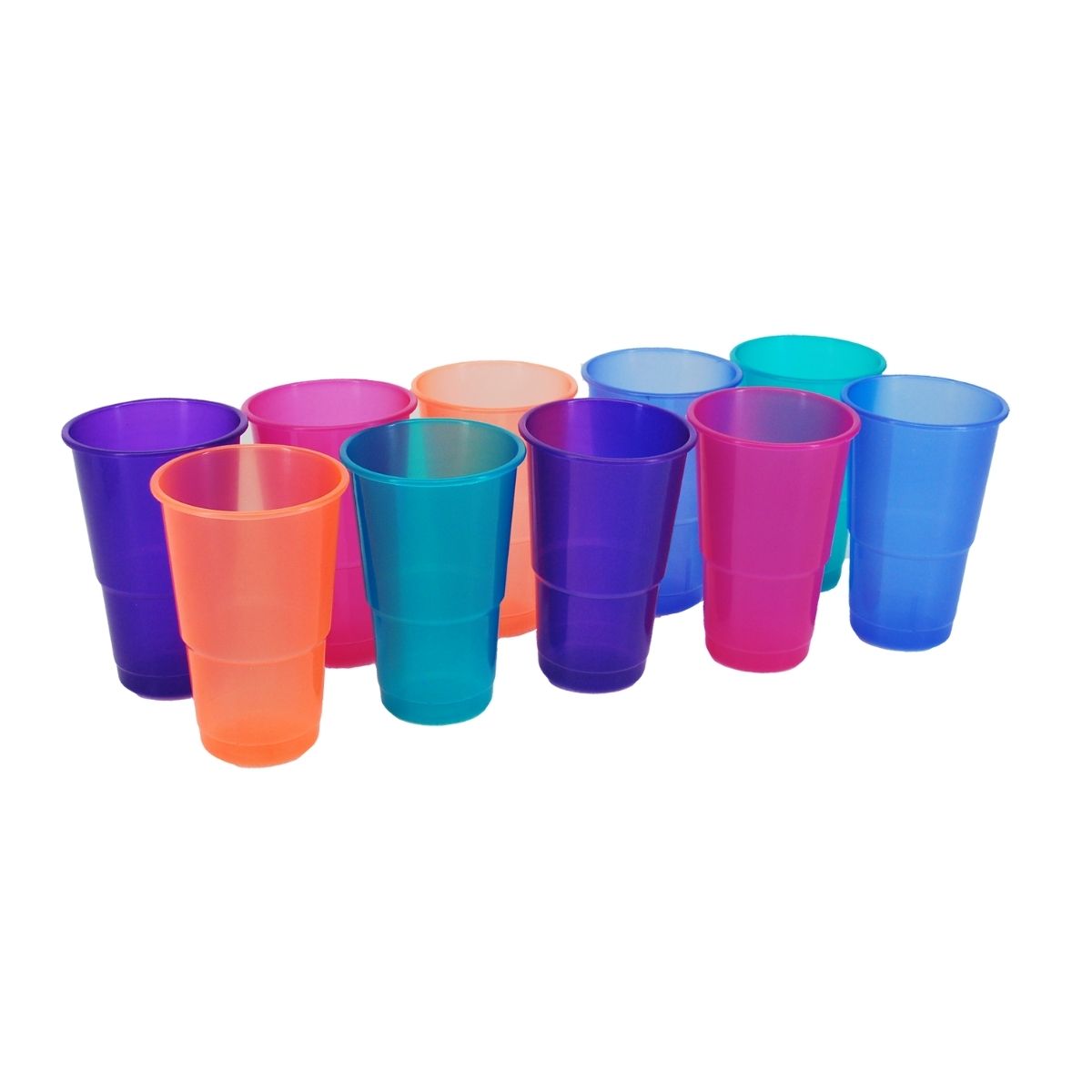 340ml Colour Tumblers - 10`s