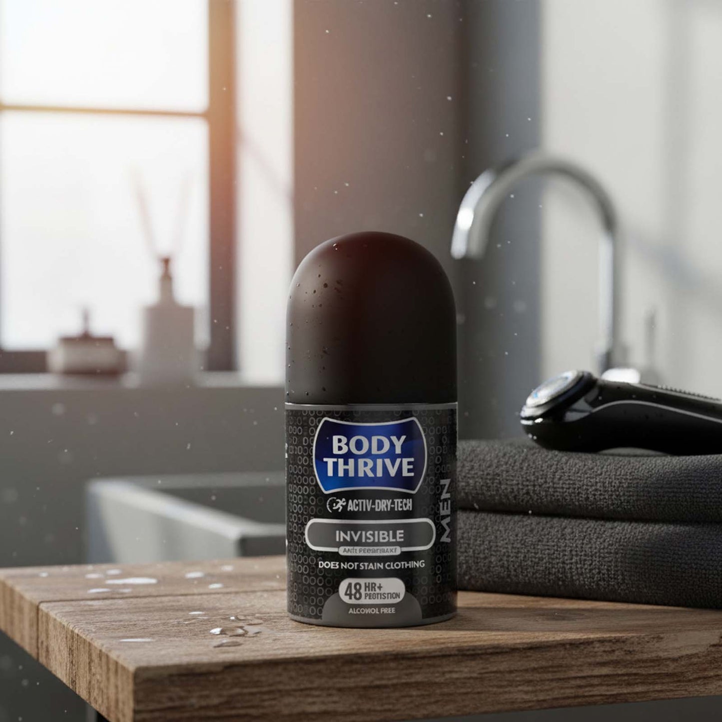 Body Thrive 50ml Mens Invisible Roll On