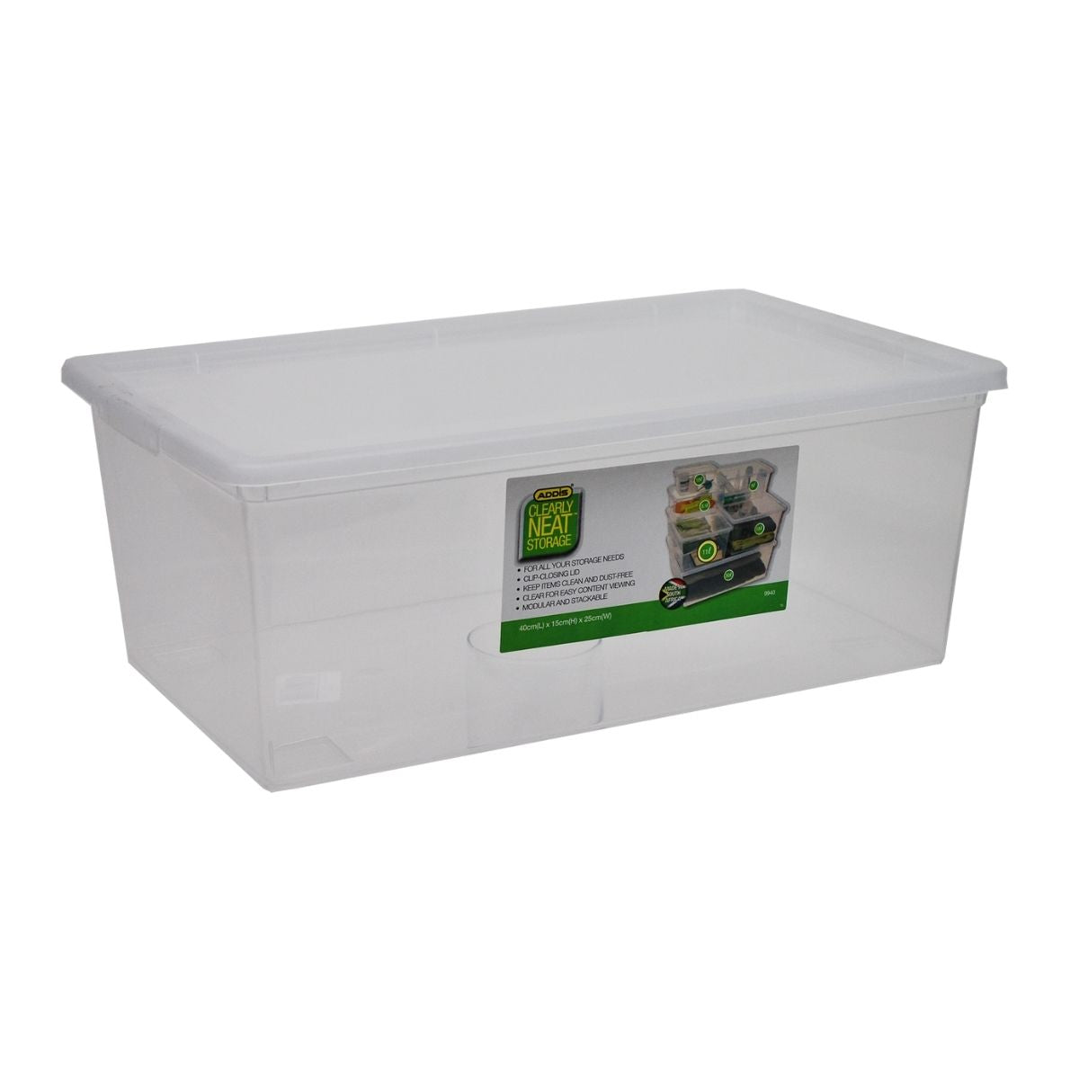 Addis 11L Clearly Neat Storage Box