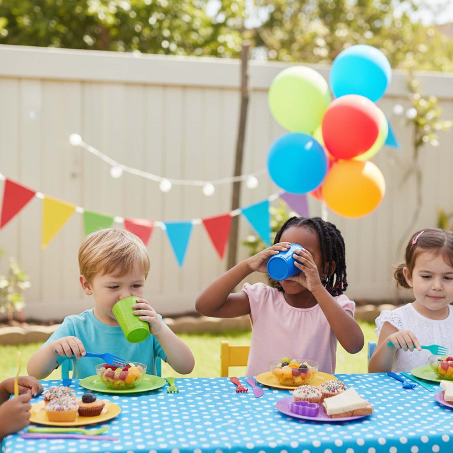 Kids` Rainbow Tumblers 6`s