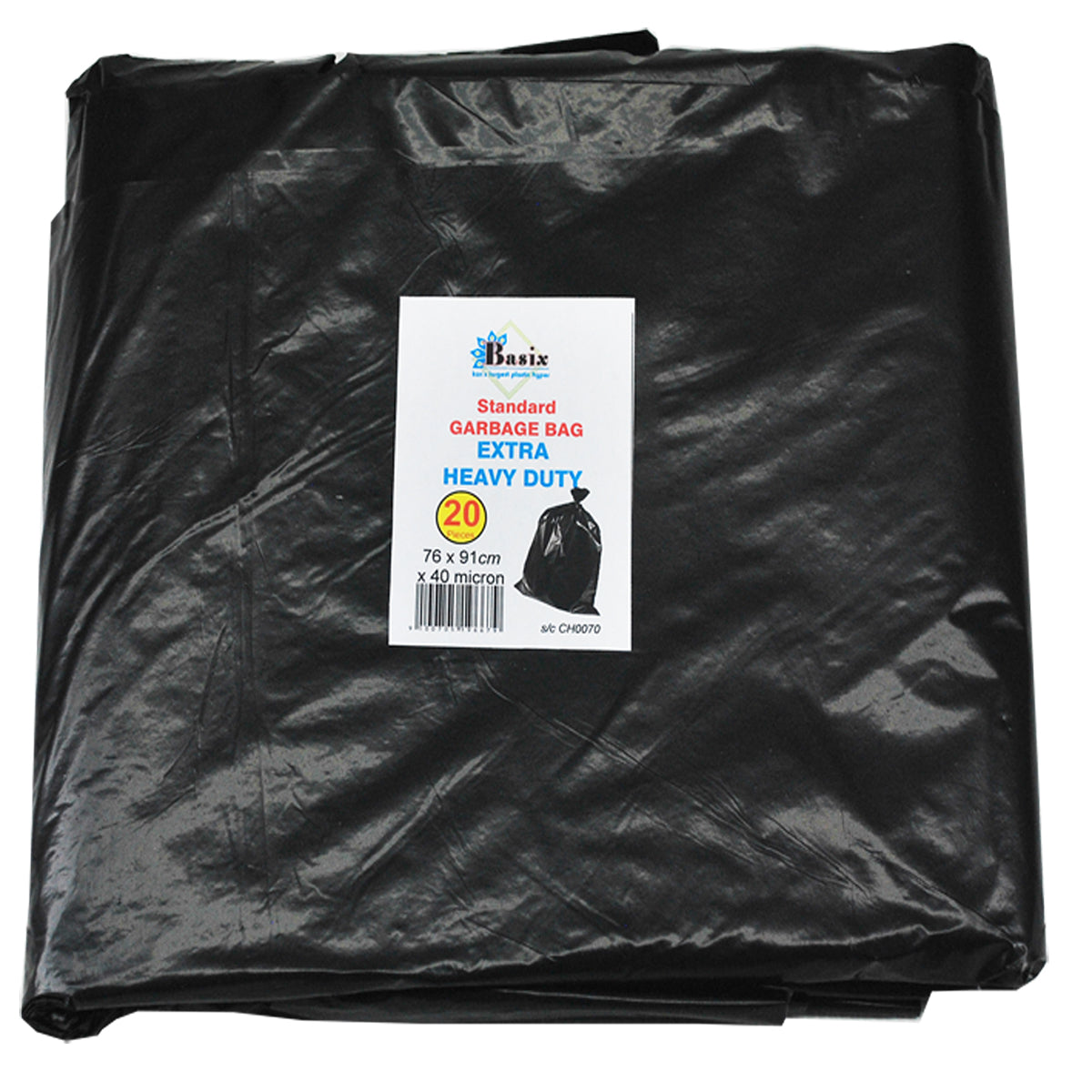 Standard Garbage Bag 76x91cm 40mic 20`s