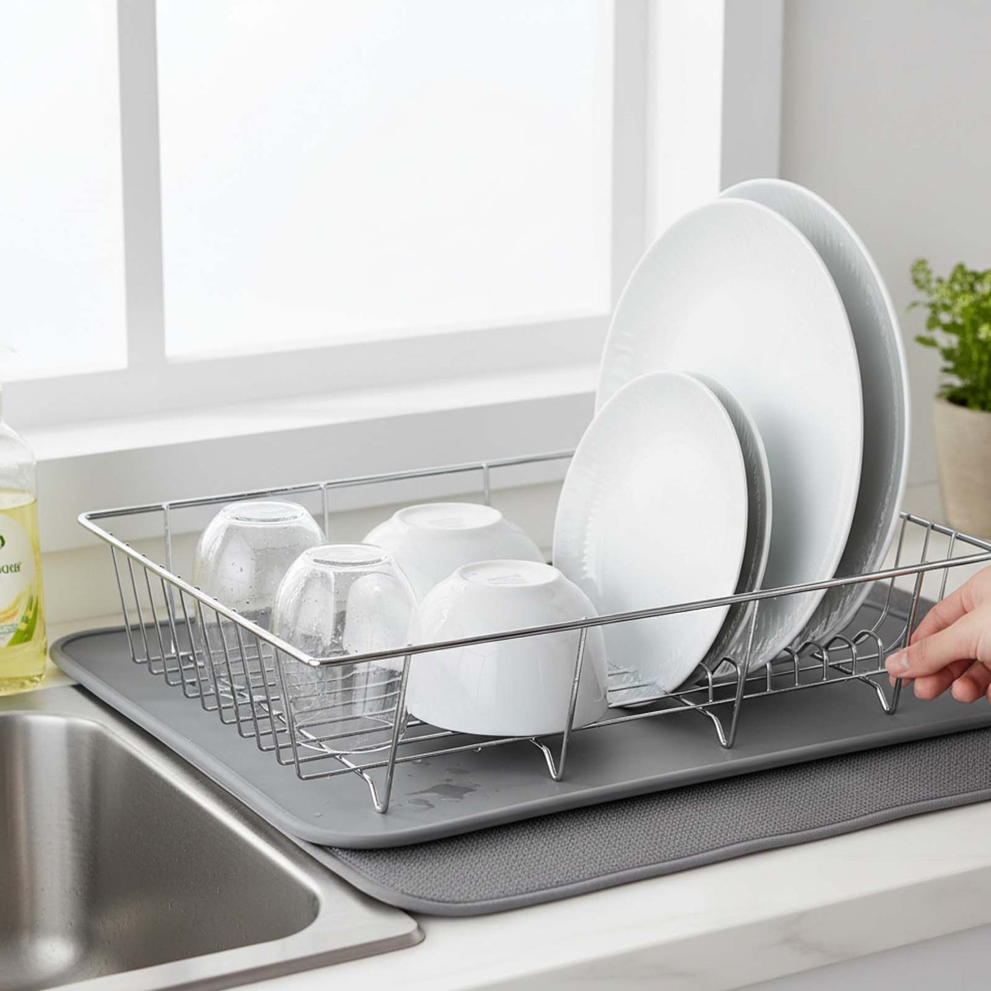 Chrome Dish Rack