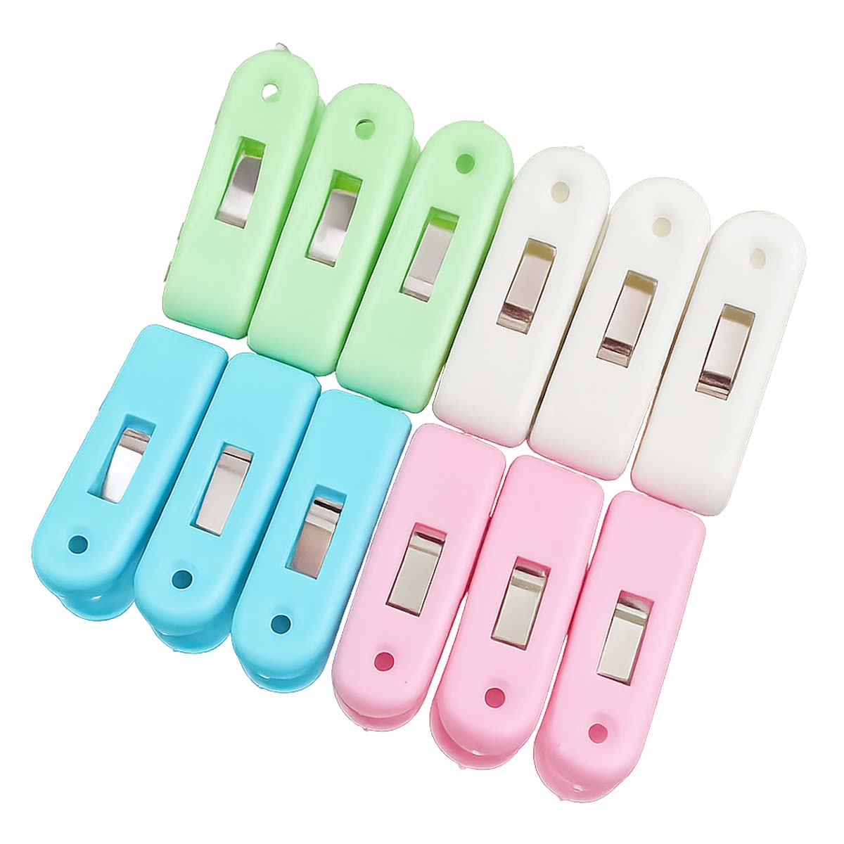 12-piece Practical Clothes Pegs