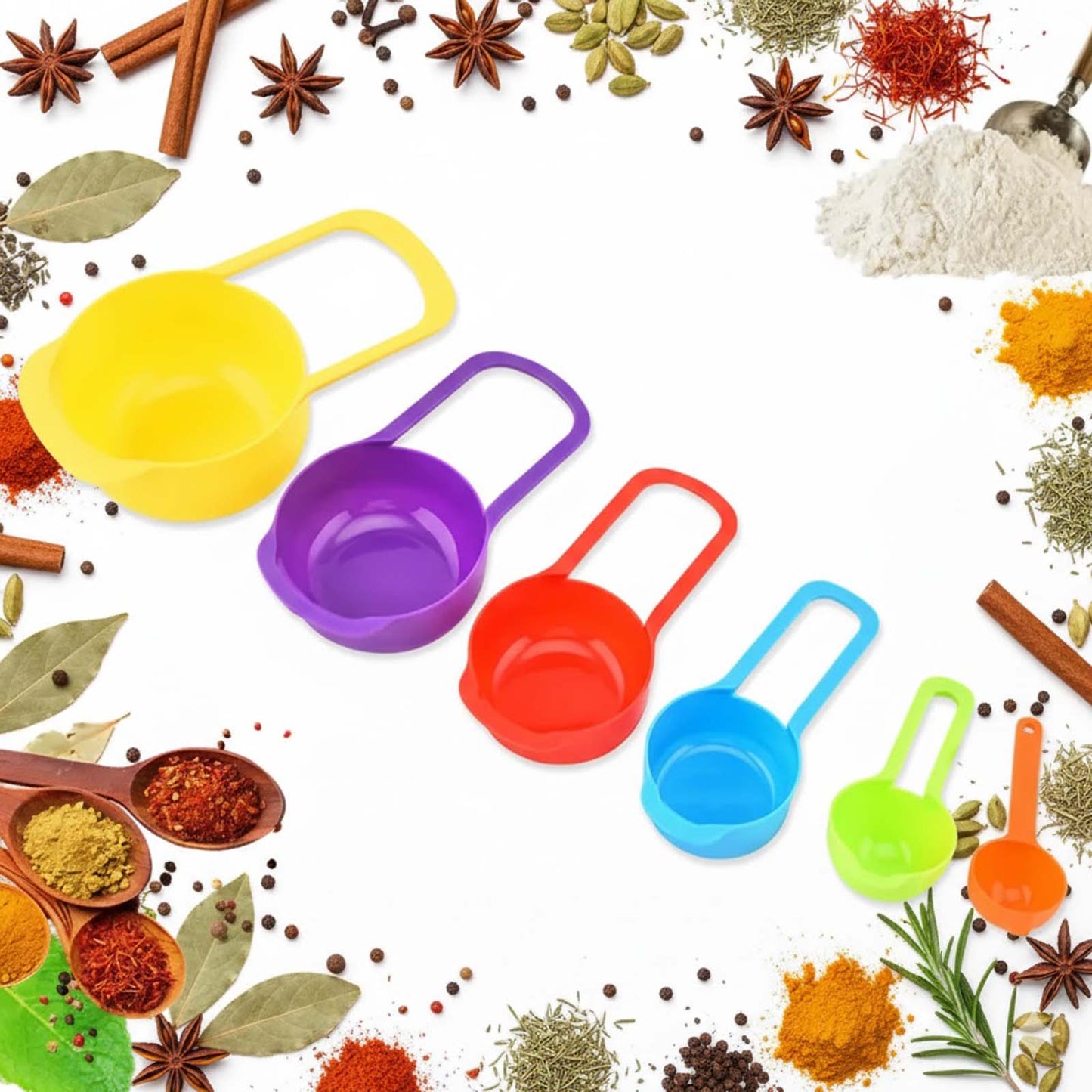 6 Piece Measuring Spoon Set