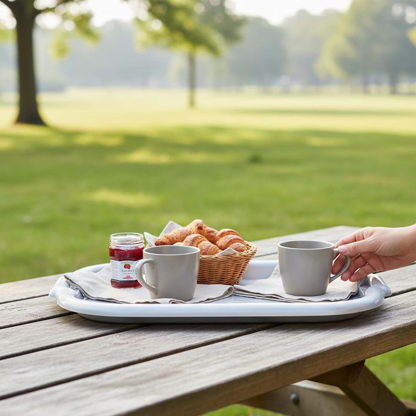 Nuware Rectangular Serving Tray - 38x30cm