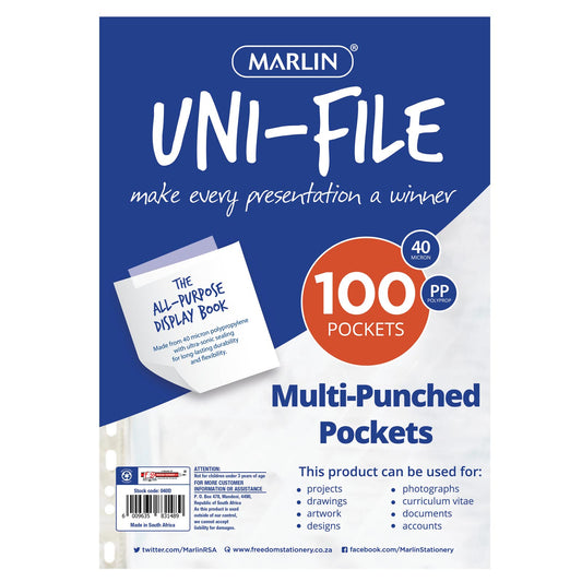 Marlin Multi-Pouch Pockets 100`s