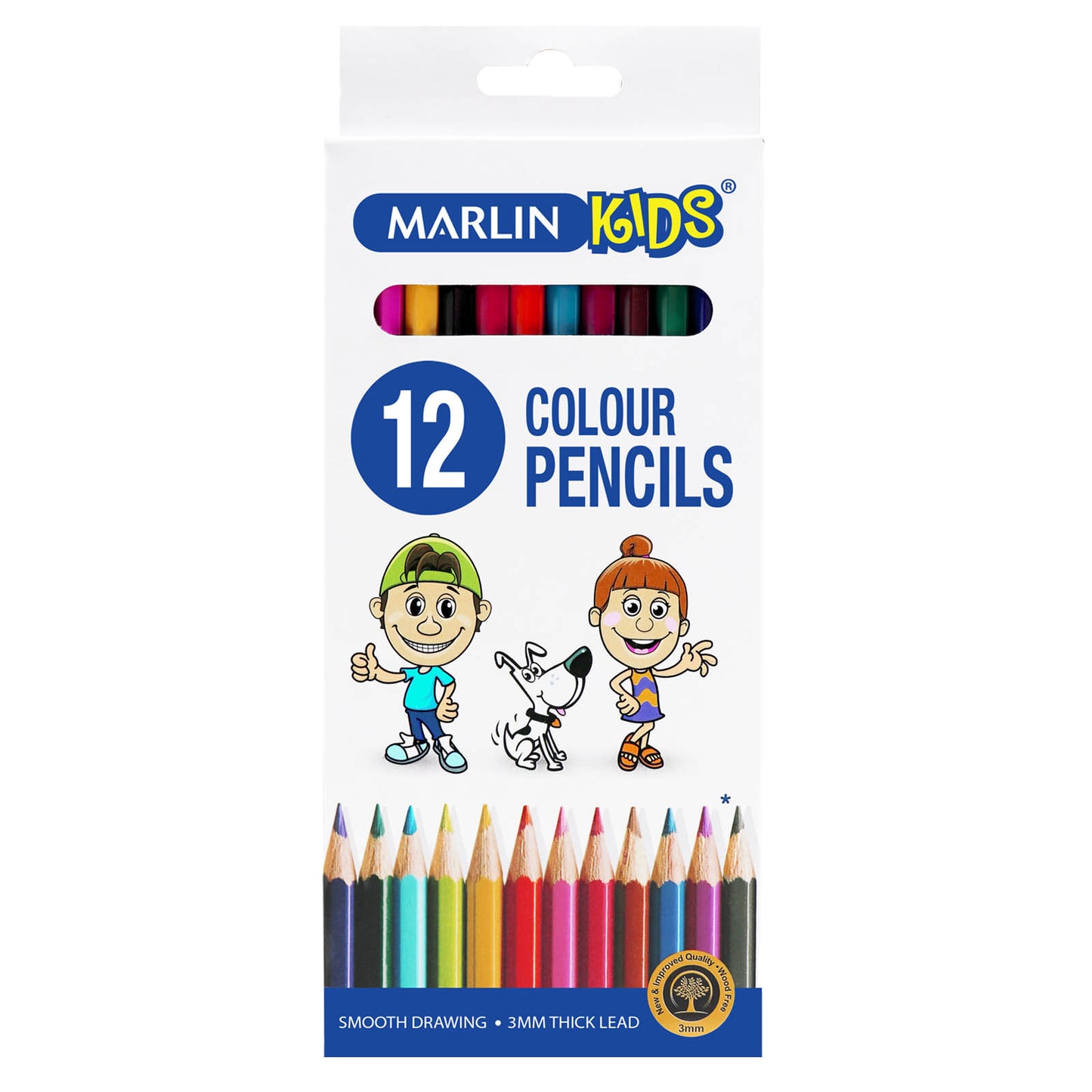 Marlin Colour Pencils- Long (12`s)