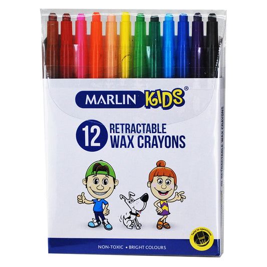 Marlin Retractable Crayons (12`s)