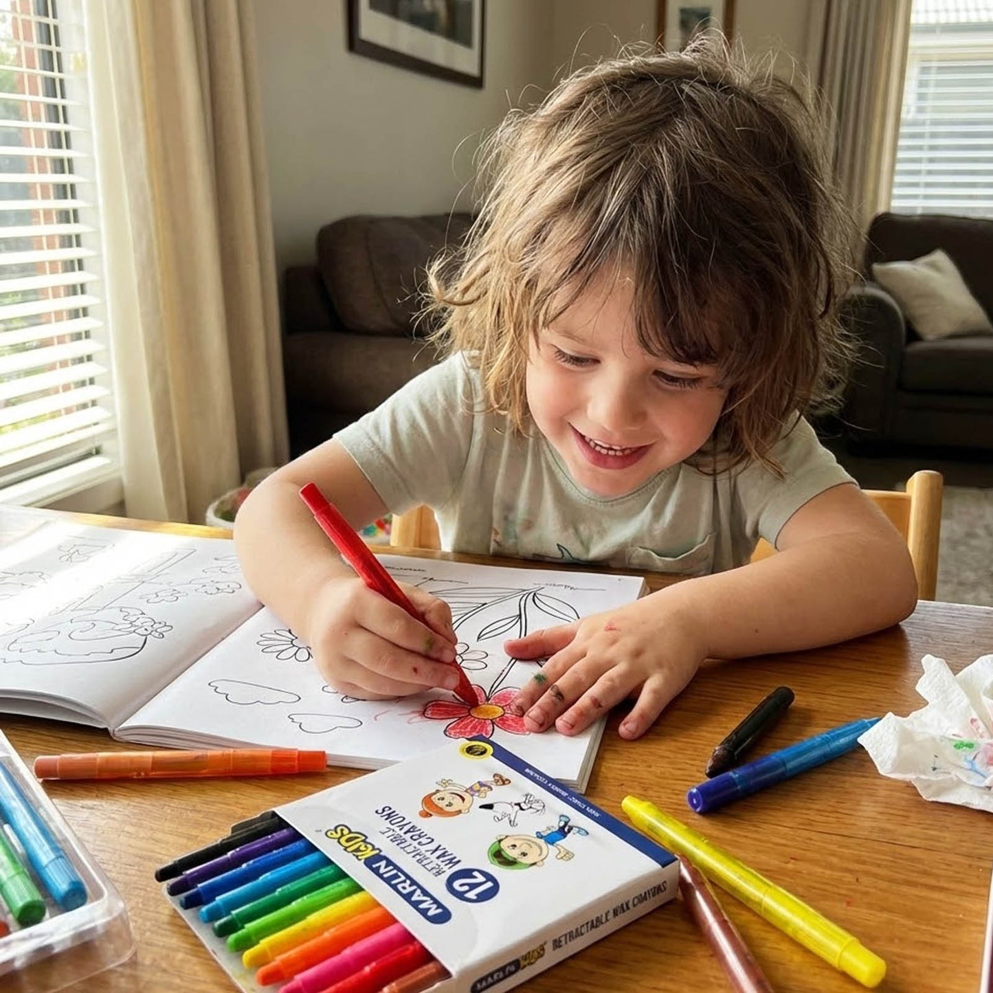 Marlin Retractable Crayons (12`s)