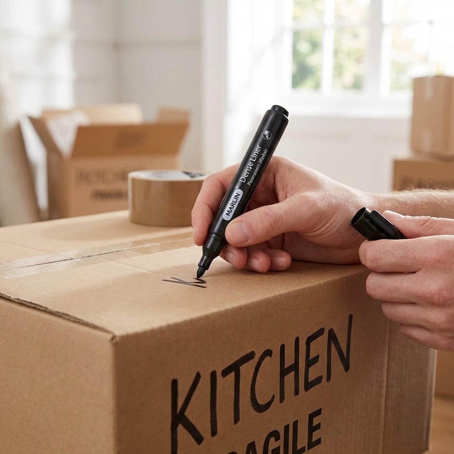 Marlin Permanent Marker - Black