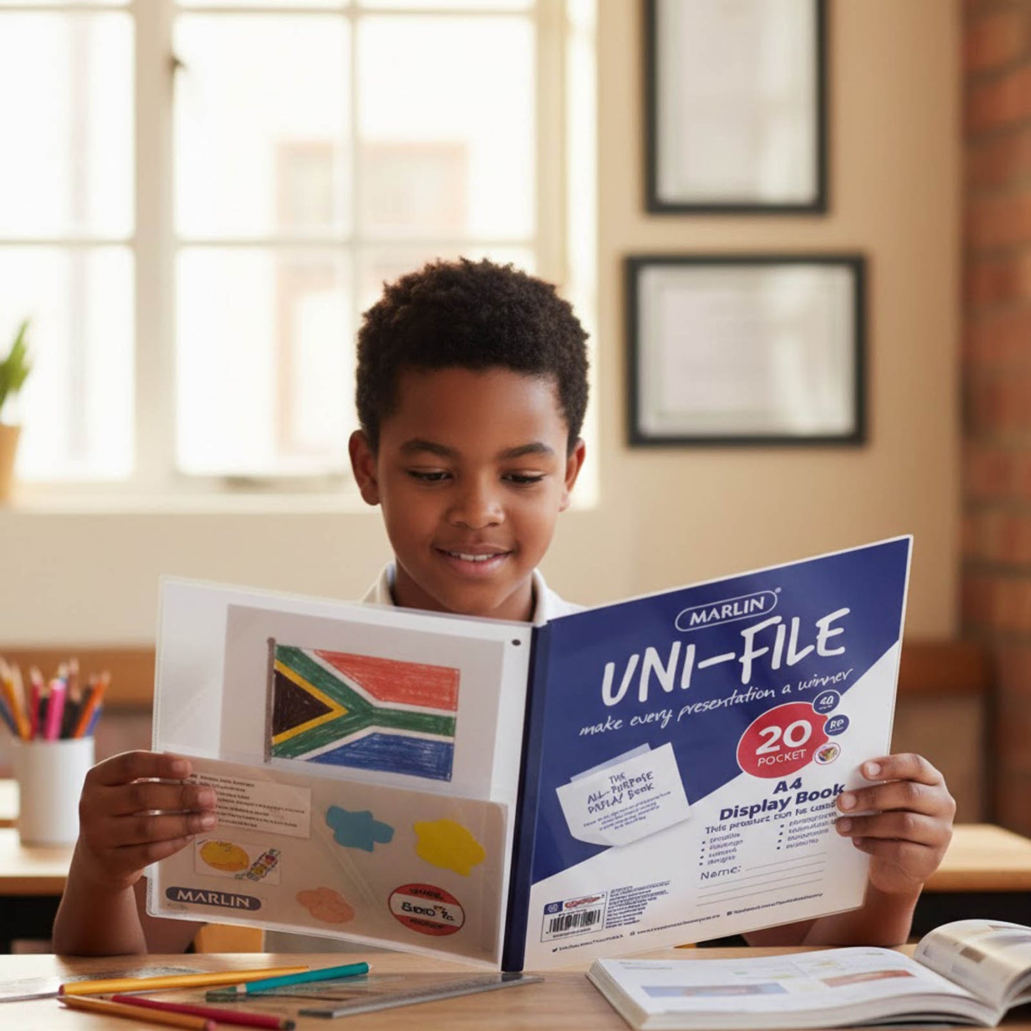 20 Pocket Soft Colour Display Book