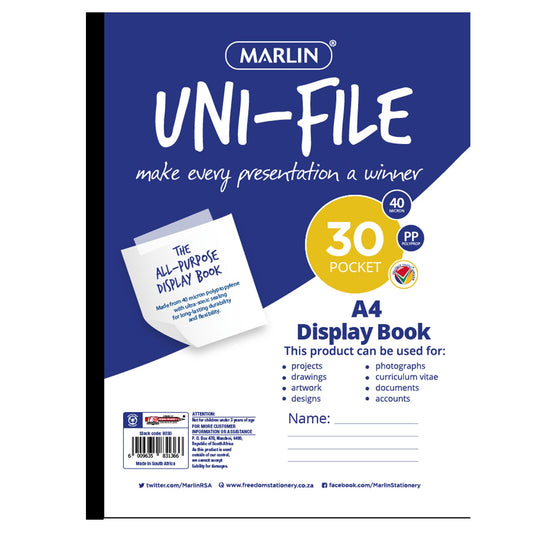 30 Pocket Soft Cover Display Book