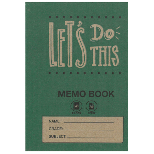 A6 48pg Memo Book