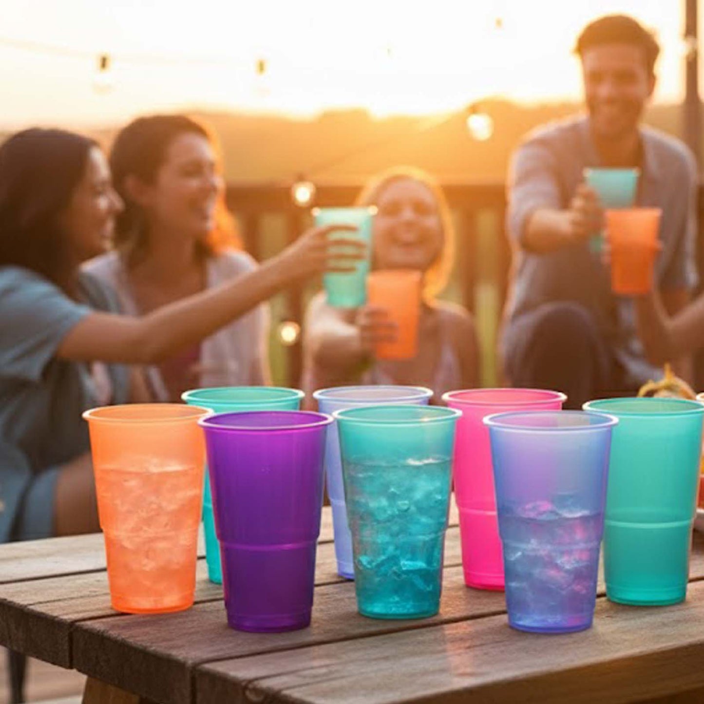 340ml Colour Tumblers - 10`s