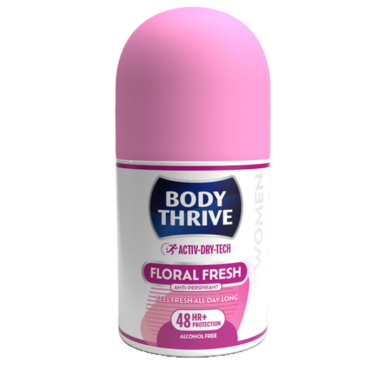 Body Thrive 50ml  Womens Floral Fresh Roll On