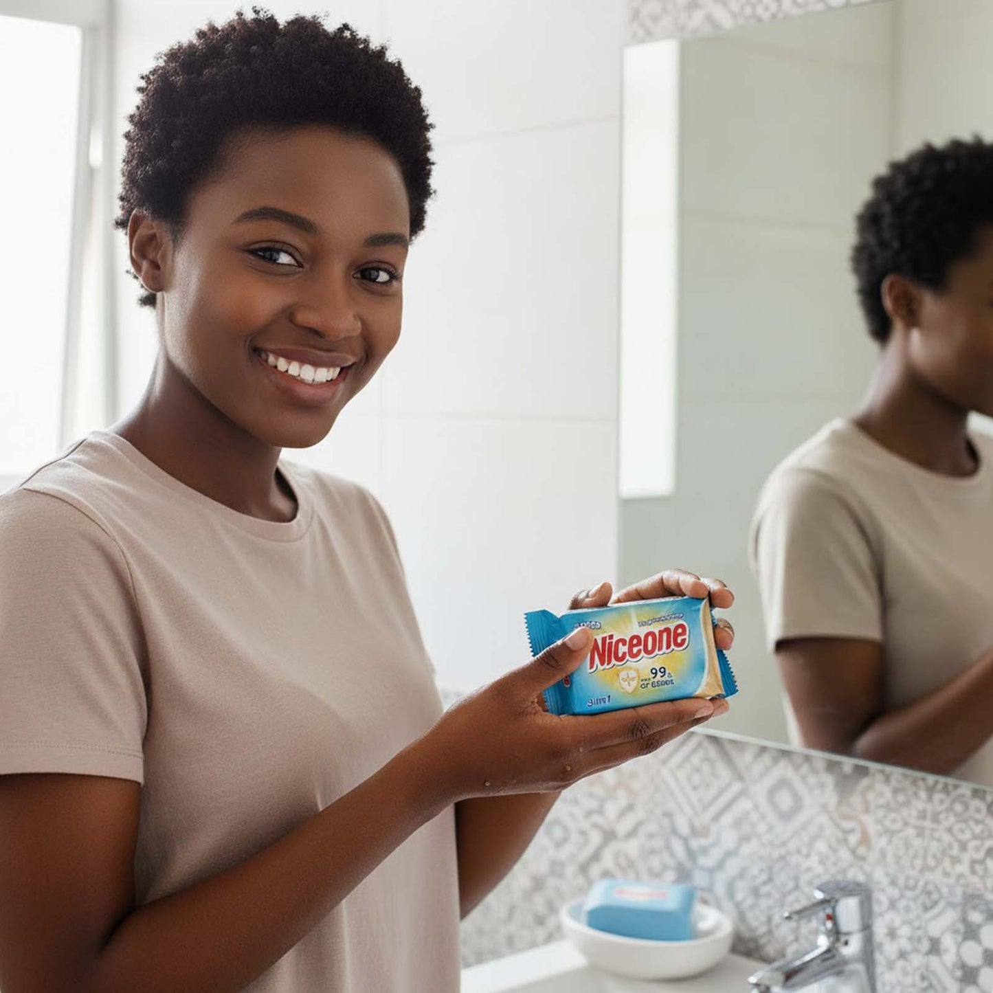 250g NiceOne Blue Bar Soap
