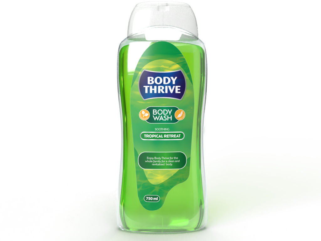 Body Thrive 750ml Tropical Body Wash
