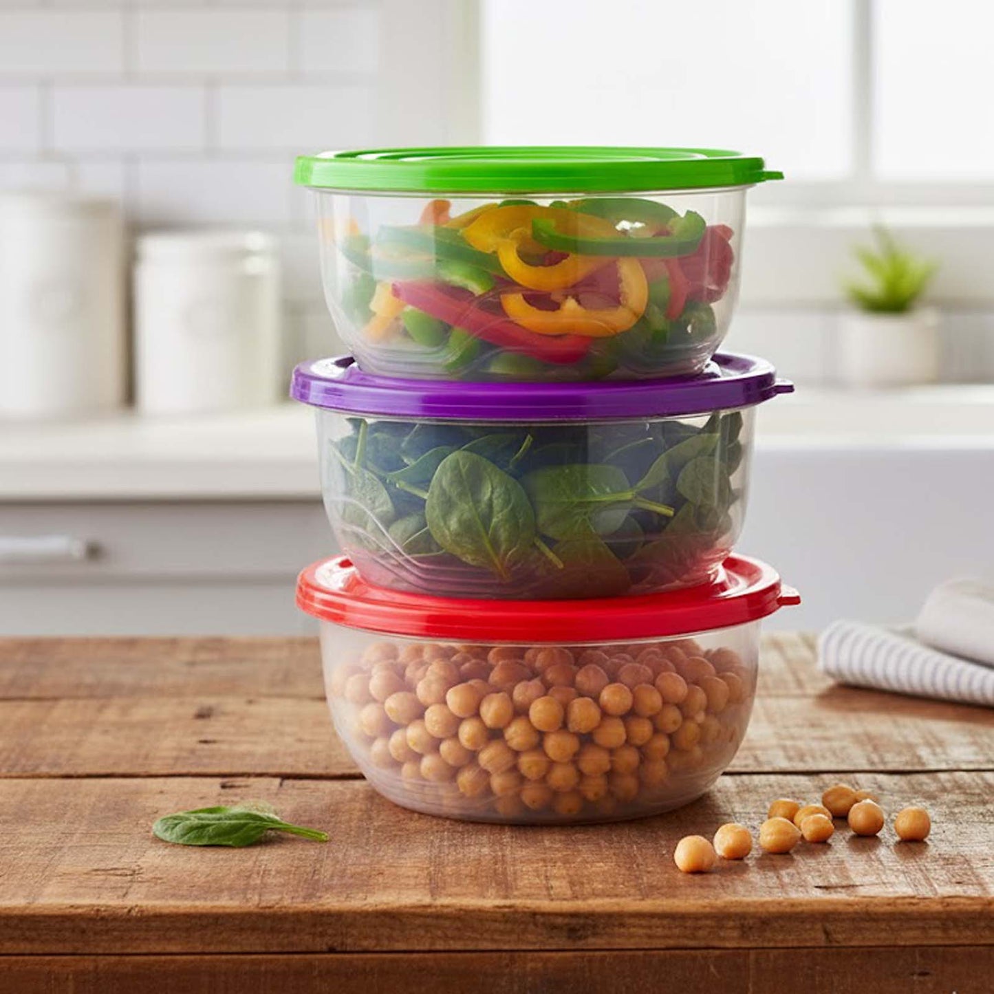 3 Pack 1L Microfresh Bowls