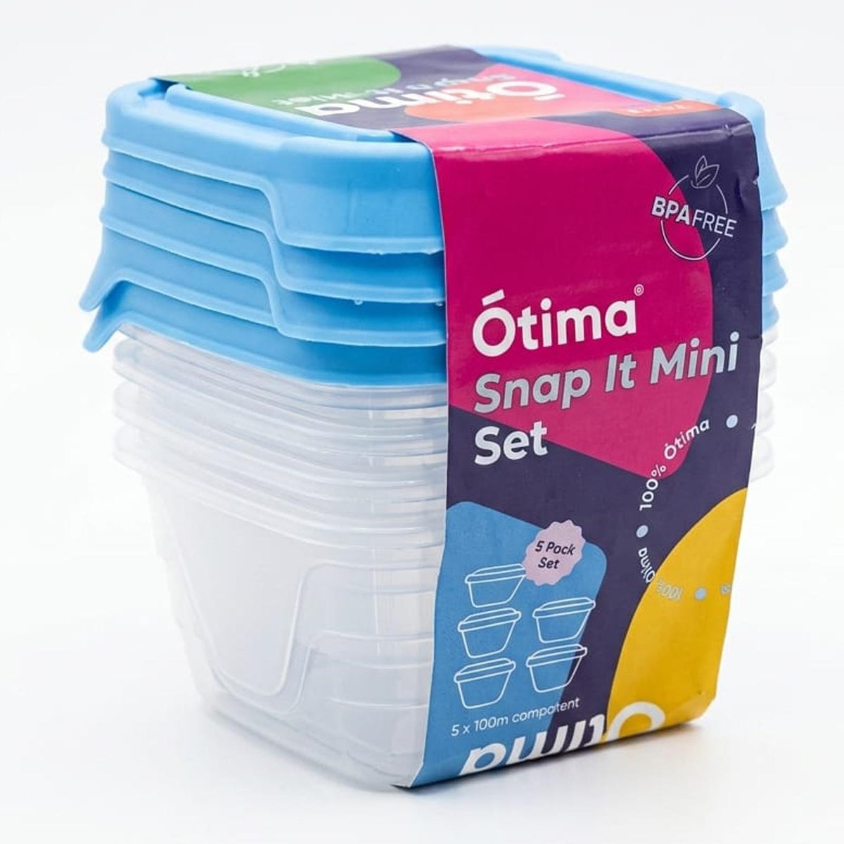 Otima 125ml Snap It Mini Set - 5`s