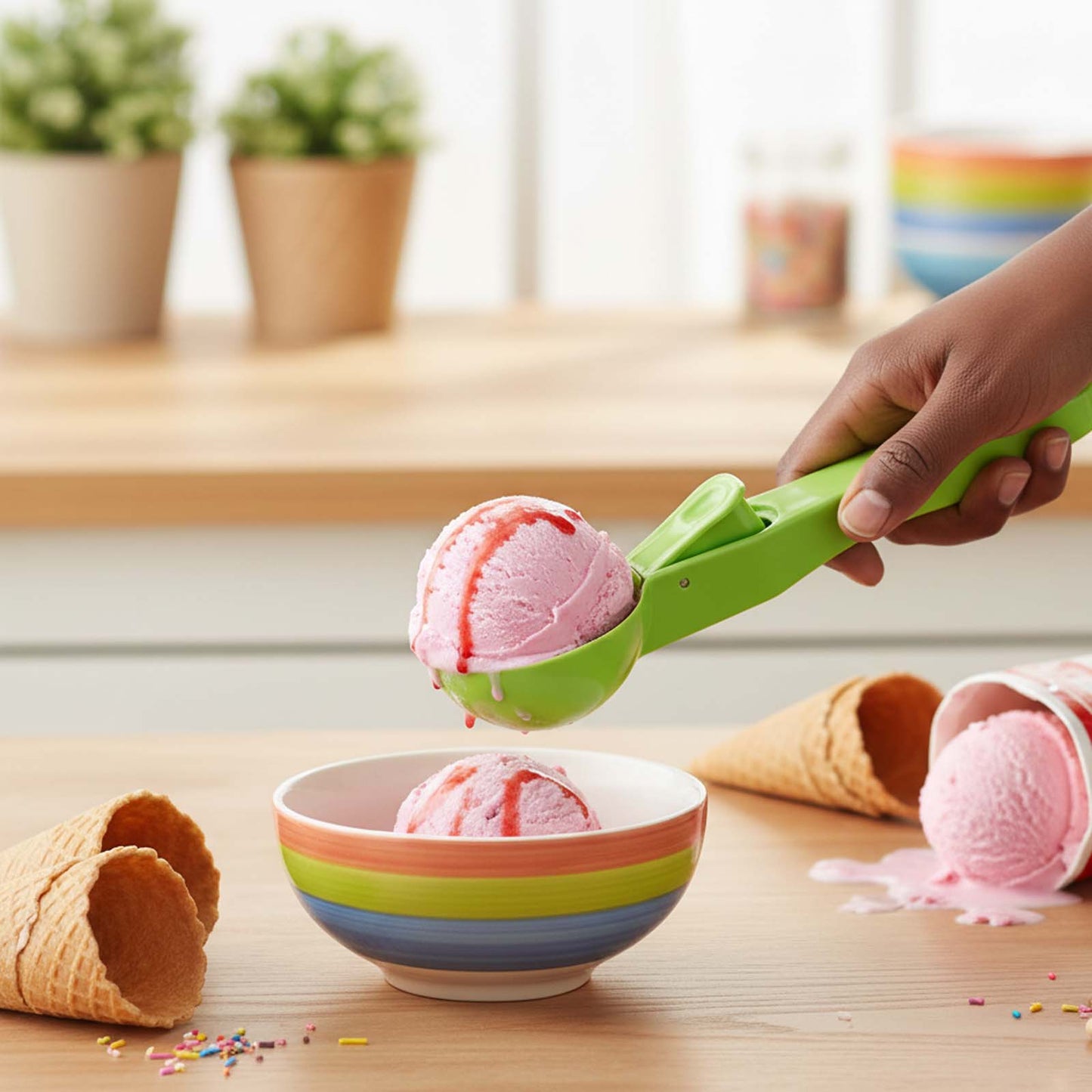 Plastic Ice Cream Scoop