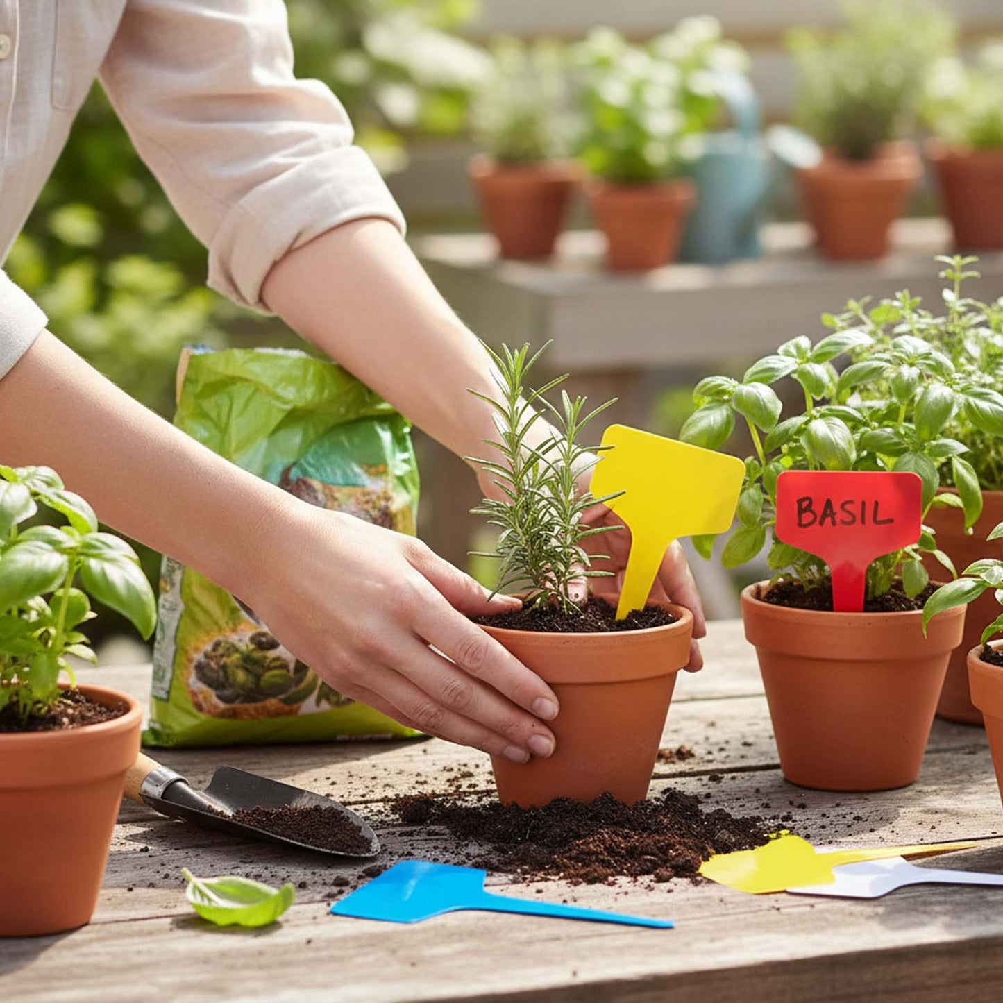 Plastic Garden Tag -12`s