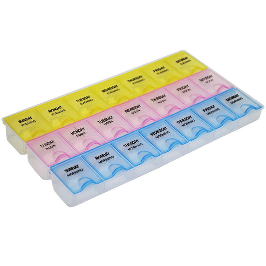 21 Division Pill Box