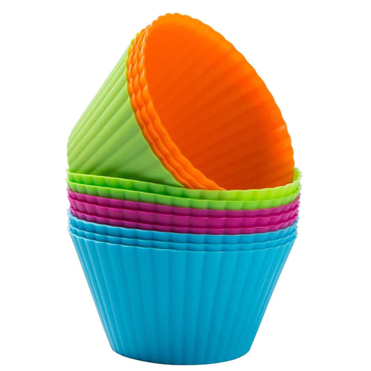 5 Pack Silicone Cake Cup Set