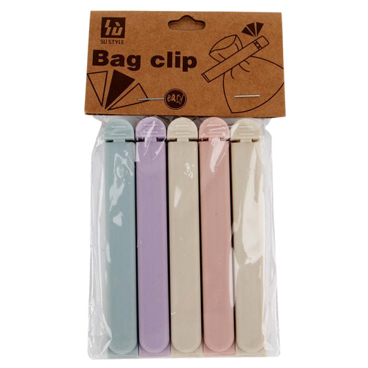 5 Piece 11cm Bag Clips